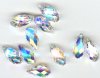 1 13x6.5mm Crystal AB Swarovski Briolette Drop